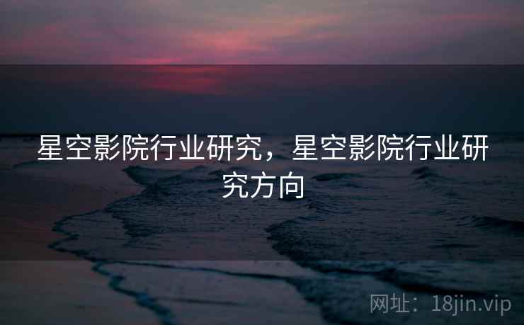 星空影院行业研究，星空影院行业研究方向