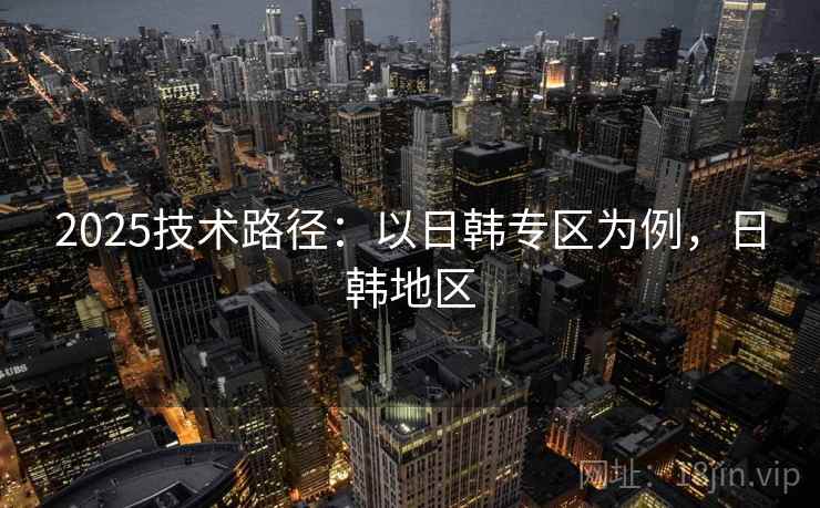 2025技术路径：以日韩专区为例，日韩地区