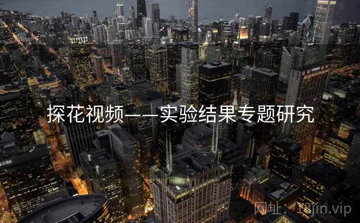 探花视频——实验结果专题研究