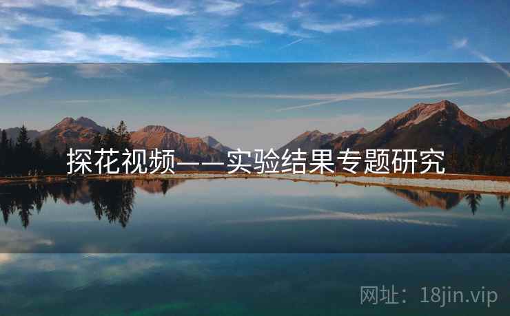 探花视频——实验结果专题研究