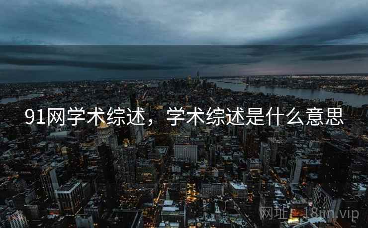 91网学术综述，学术综述是什么意思