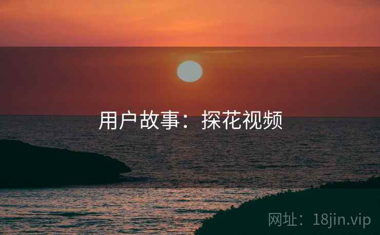 用户故事：探花视频