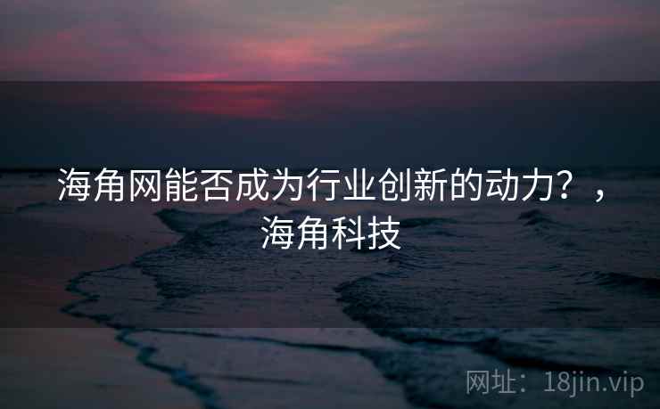 海角网能否成为行业创新的动力？，海角科技