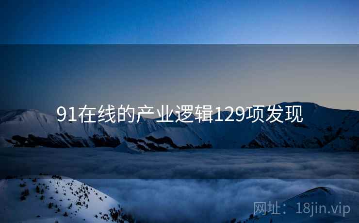 91在线的产业逻辑129项发现