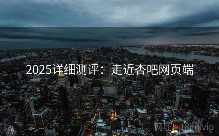 2025详细测评：走近杏吧网页端