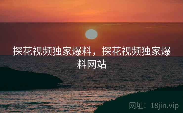 探花视频独家爆料，探花视频独家爆料网站